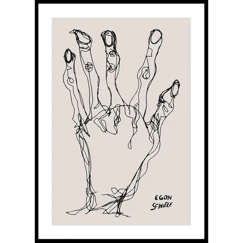Poster Gallerix Egon Schiele Hand