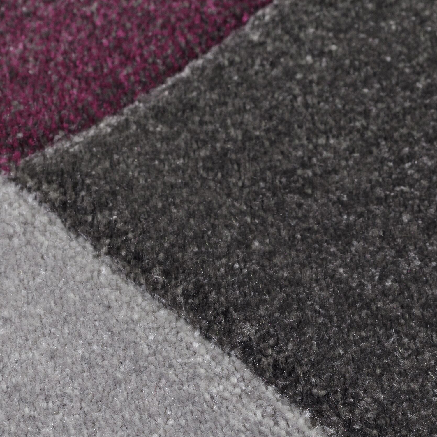 Friezematta Flair Rugs Cosmos Lila/Grå