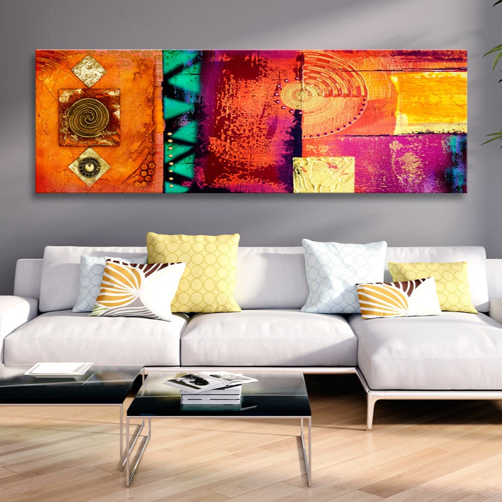 Tavla Arkiio Orange Abstraction