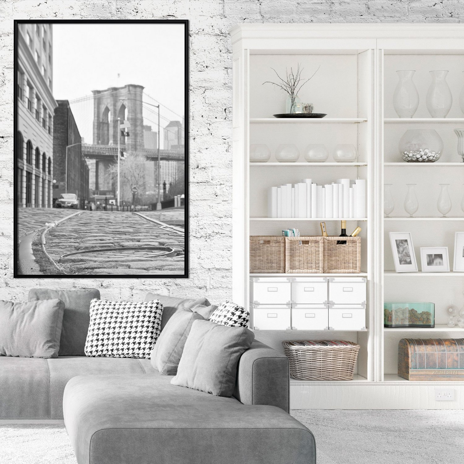 Poster Artgeist Affisch Brooklyn Bridge