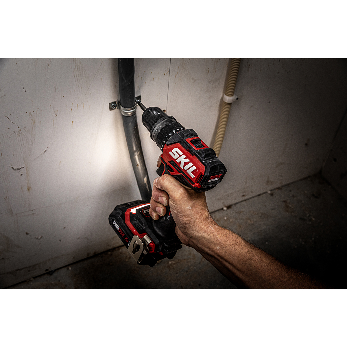 Borrmaskin SKIL 3066HC Compact Batteridriven Kolborstfri med Tillbehörssats