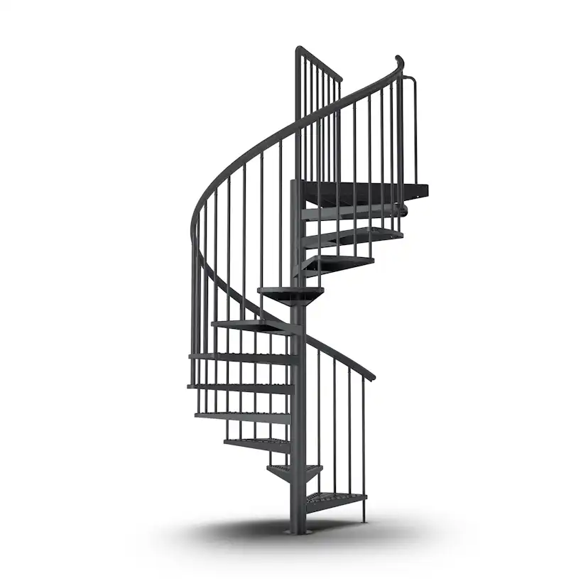 Spiraltrappa Dolle Toronto Utomhustrappa Antracit