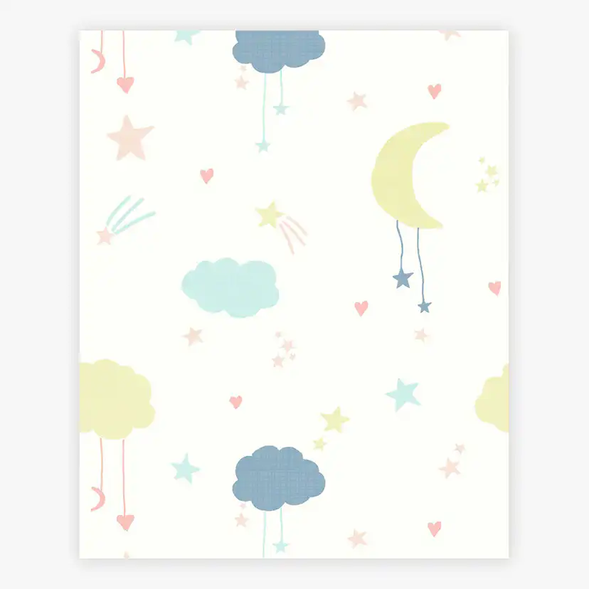 Tapet NEXT Moon & Stars Pastel