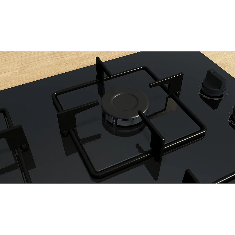 Gashäll Bosch Serie 2 POH6B6K30 Svart 60 cm