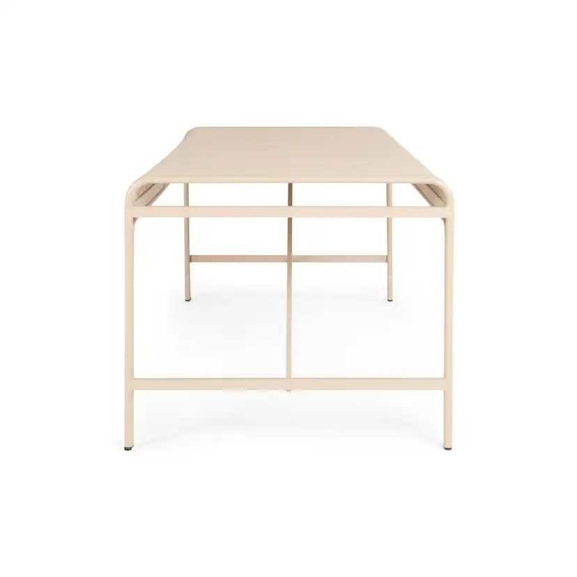 Trädgårdsbord Comfort Garden Jarva Stort Rektangulärt Matbord Utomhus 200 cm i metall