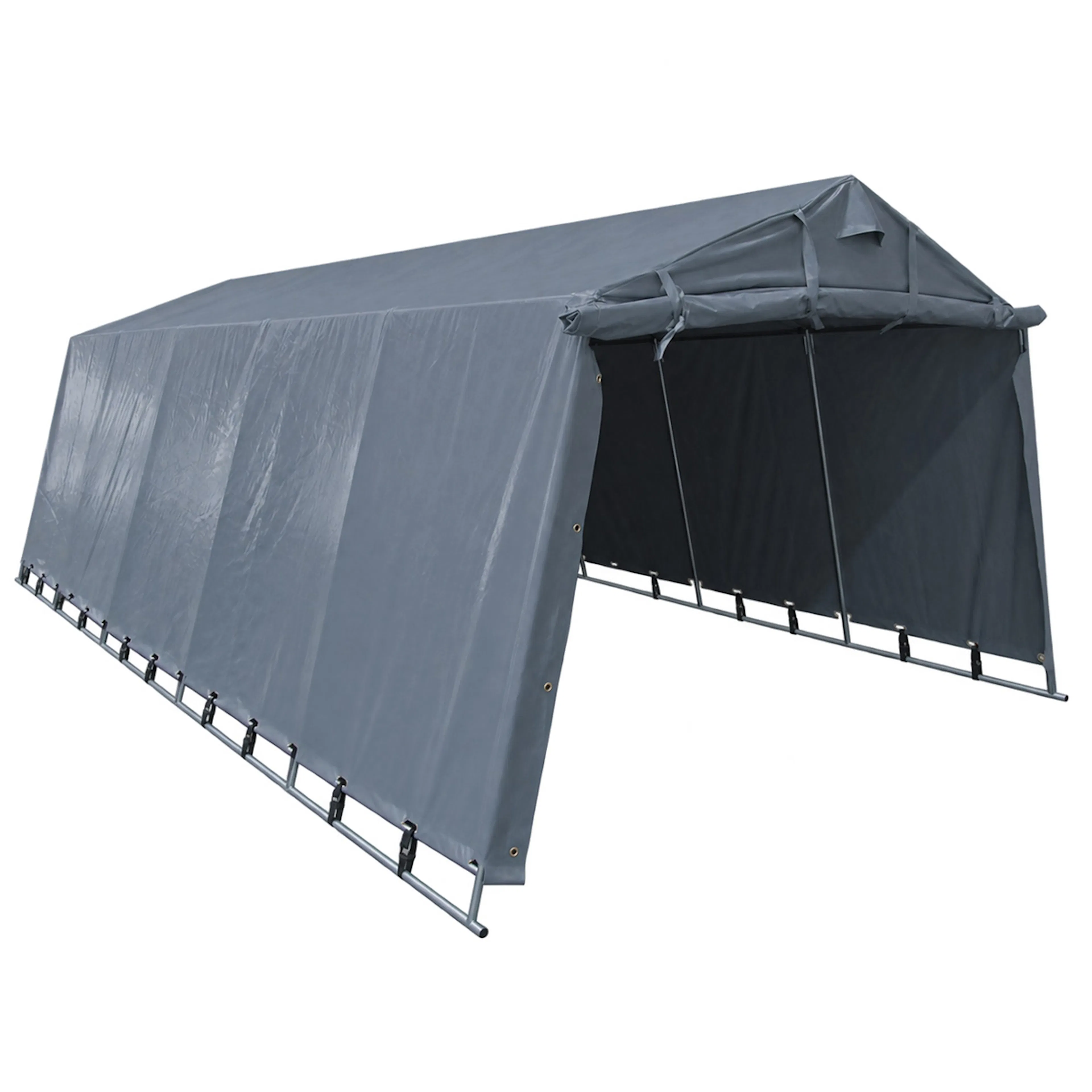 Garagetält Timco G500 3,2 x 6 x 1,9 m Grå