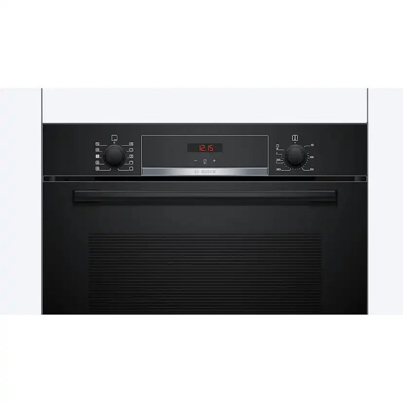 Inbyggnadsugn Bosch HQA534BB3 Serie 4 Svart med Ångfunktion och Avancerad Varmluftsteknik