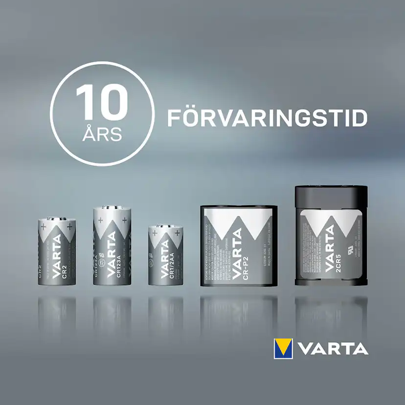 Batteri VARTA Litium CR123A 2-Pack