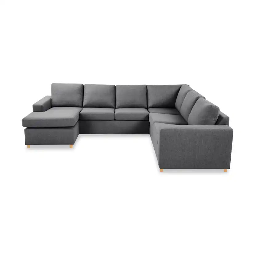 5-sitssoffa Basic Home Crazy U-formad med Divan 285 cm