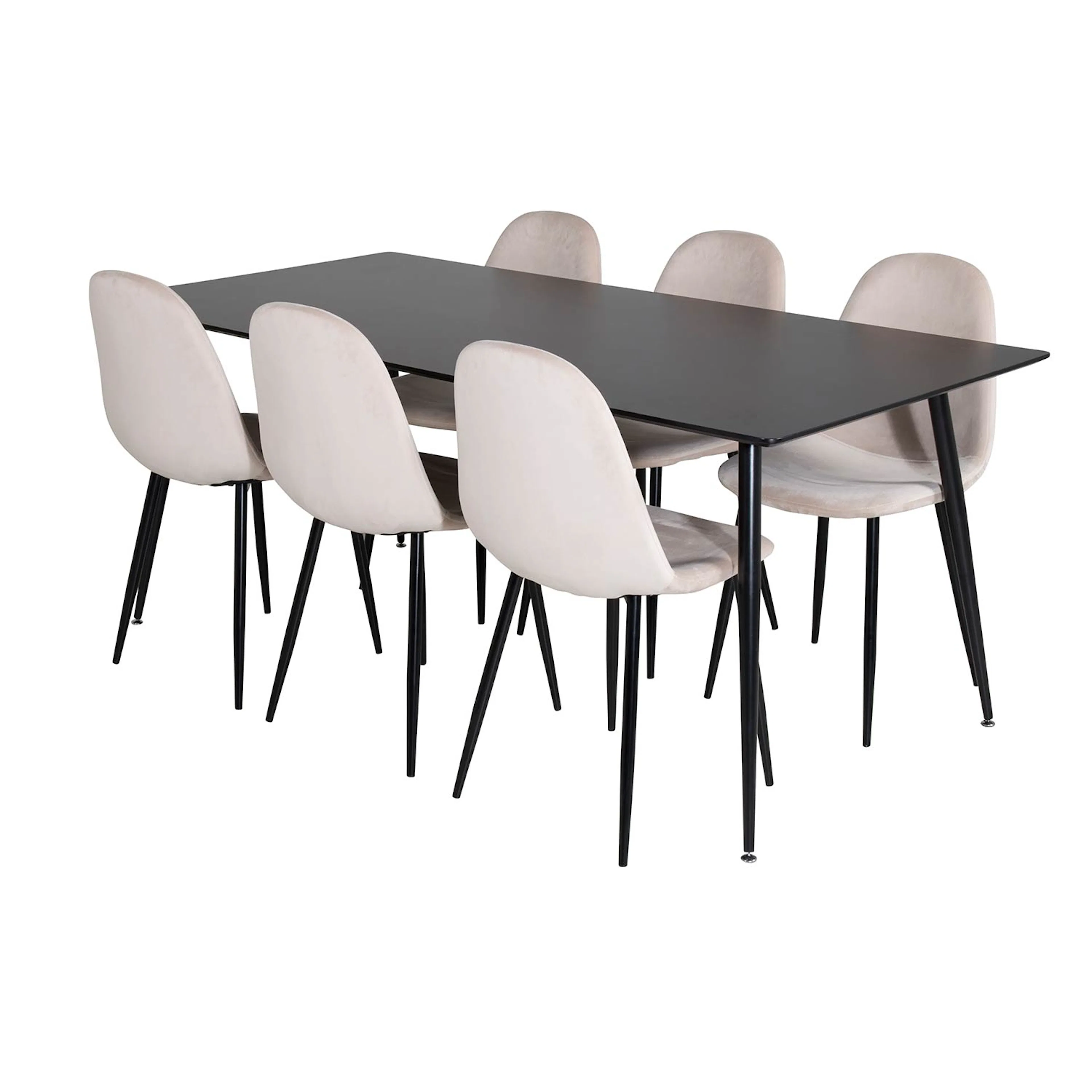 Svart/Beige