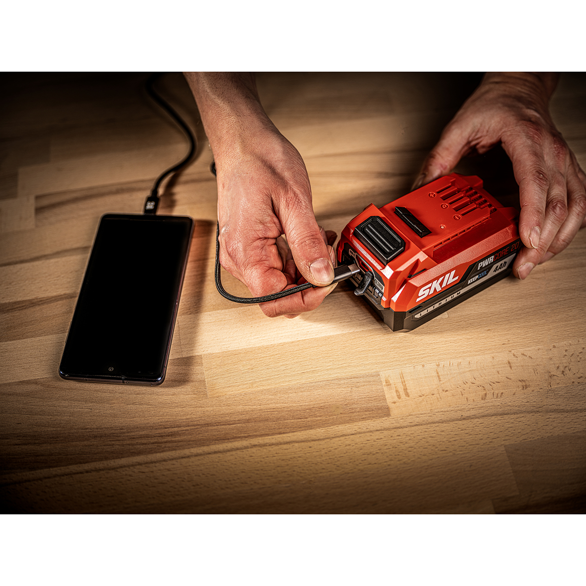 Litiumjonbatteri SKIL 20V PWRASSIST™ Med USB-C 100W
