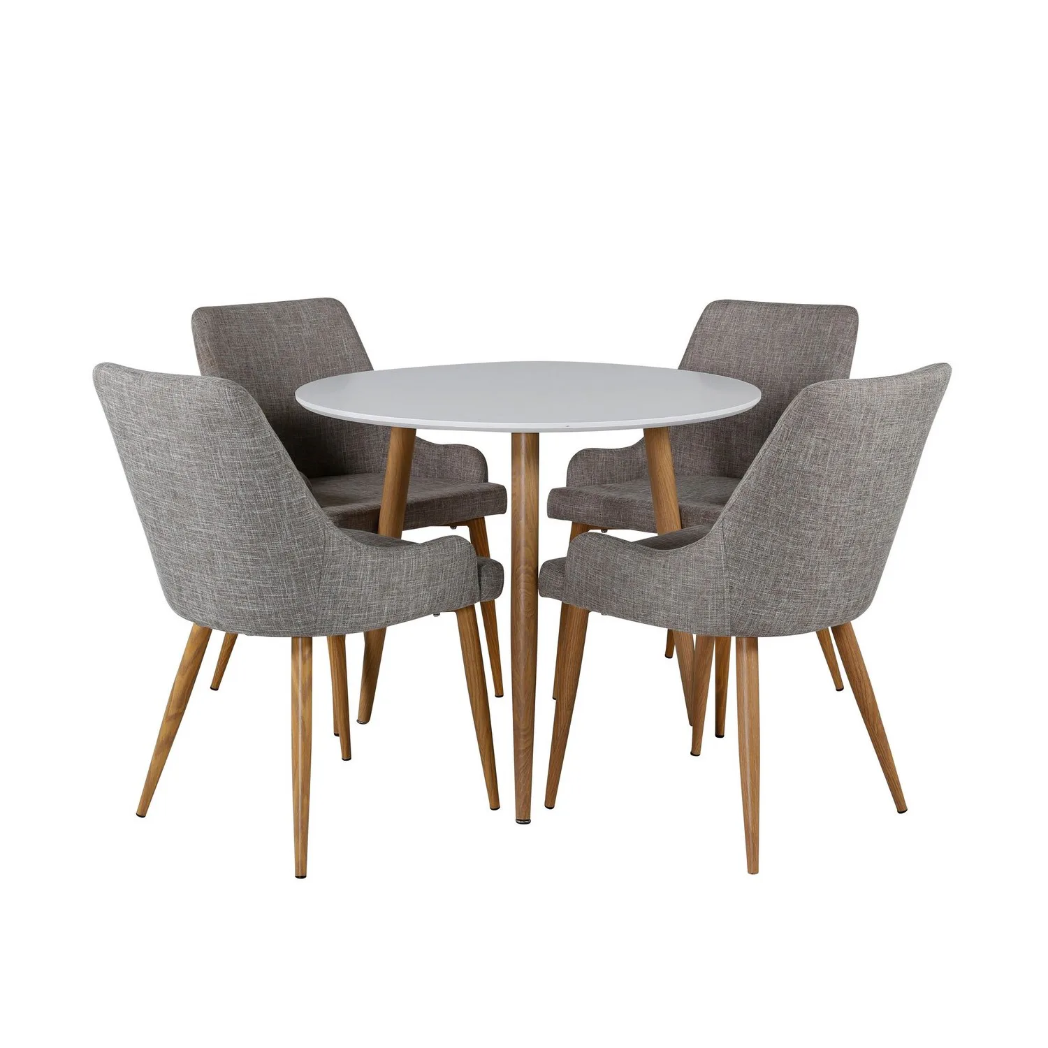 Matgrupp Venture Home Polar med 4st Plaza Stolar