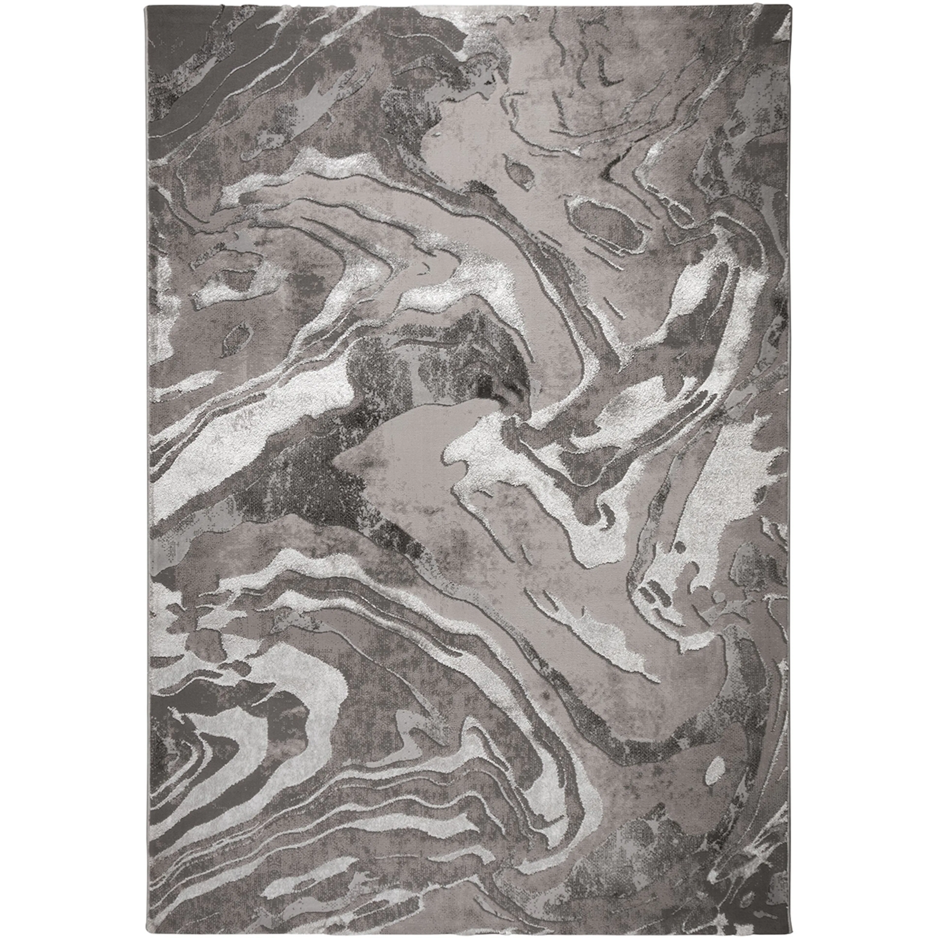 Marbled 240X340 Silver Storlek 240x340, Färg Silver