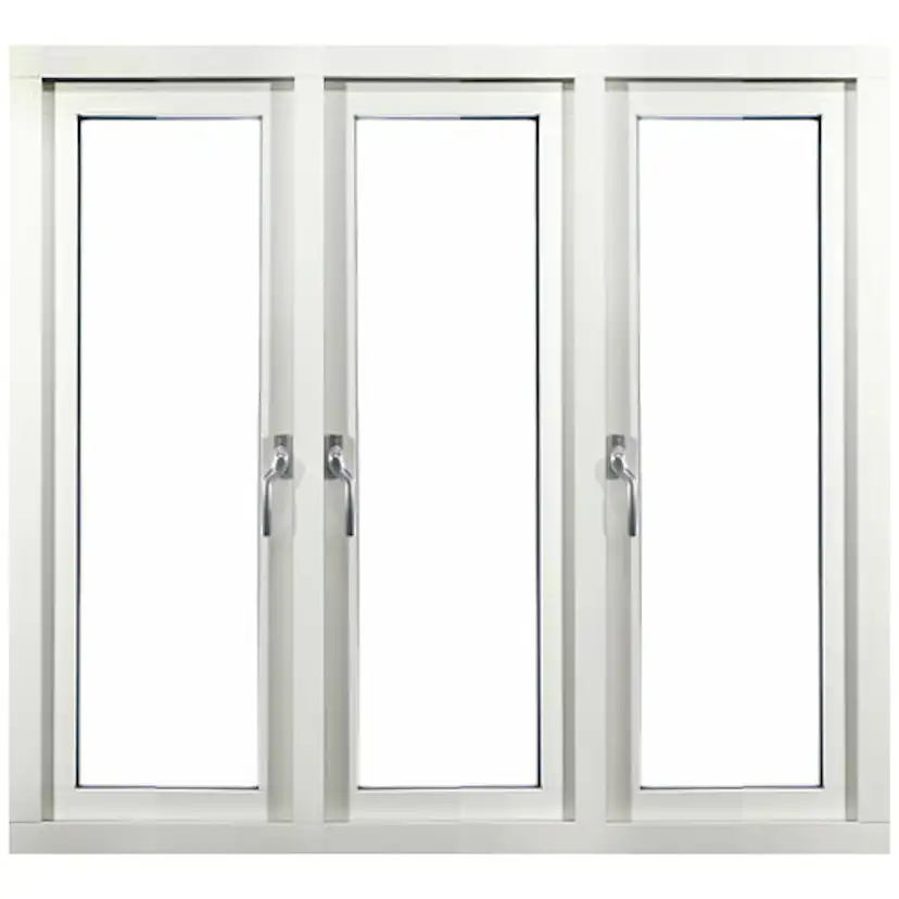 Sidohängt Fönster Outline 3-Glas Aluminium 3-Luft