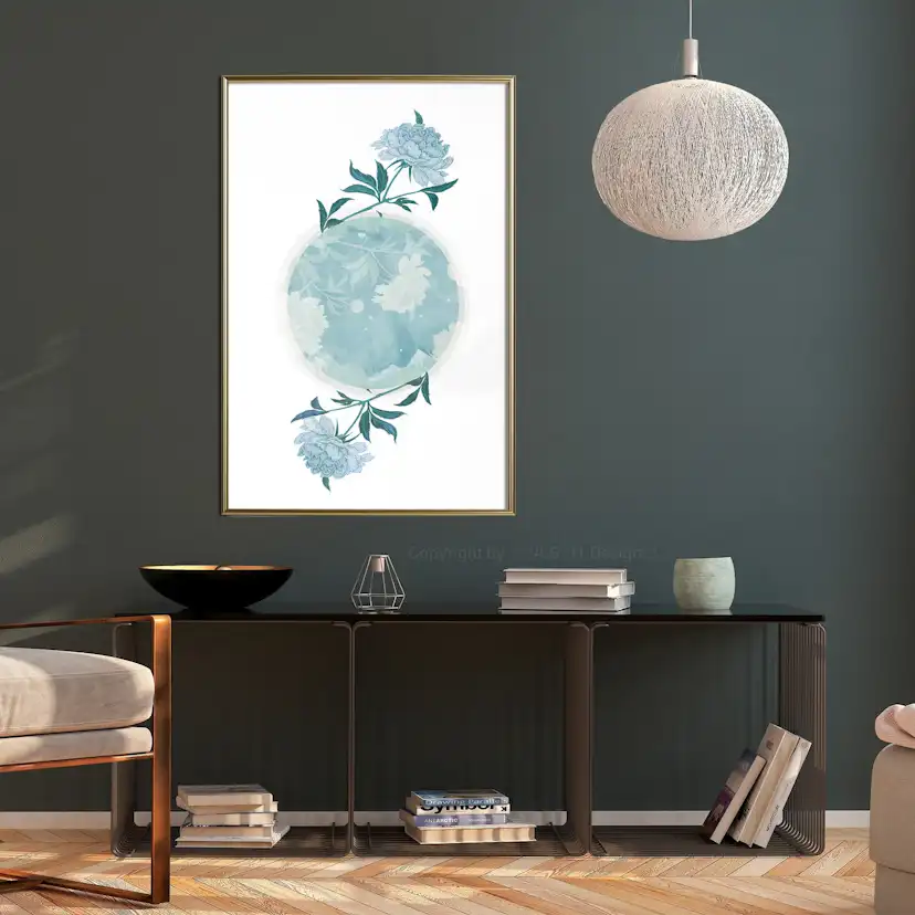 Poster Artgeist Affisch Floral Planet