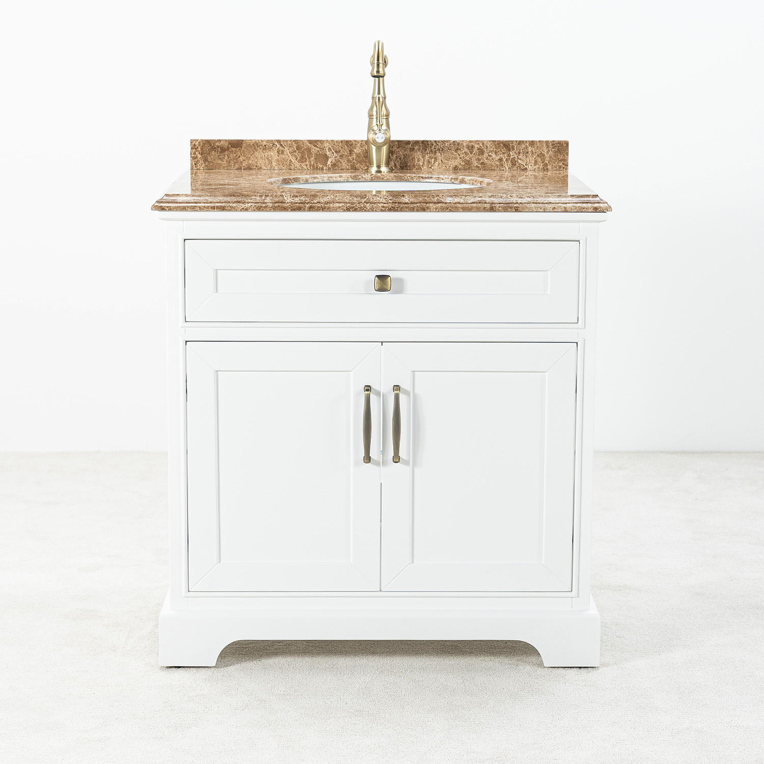 Tvättställsskåp Vesani Wyoming Beige Marmor
