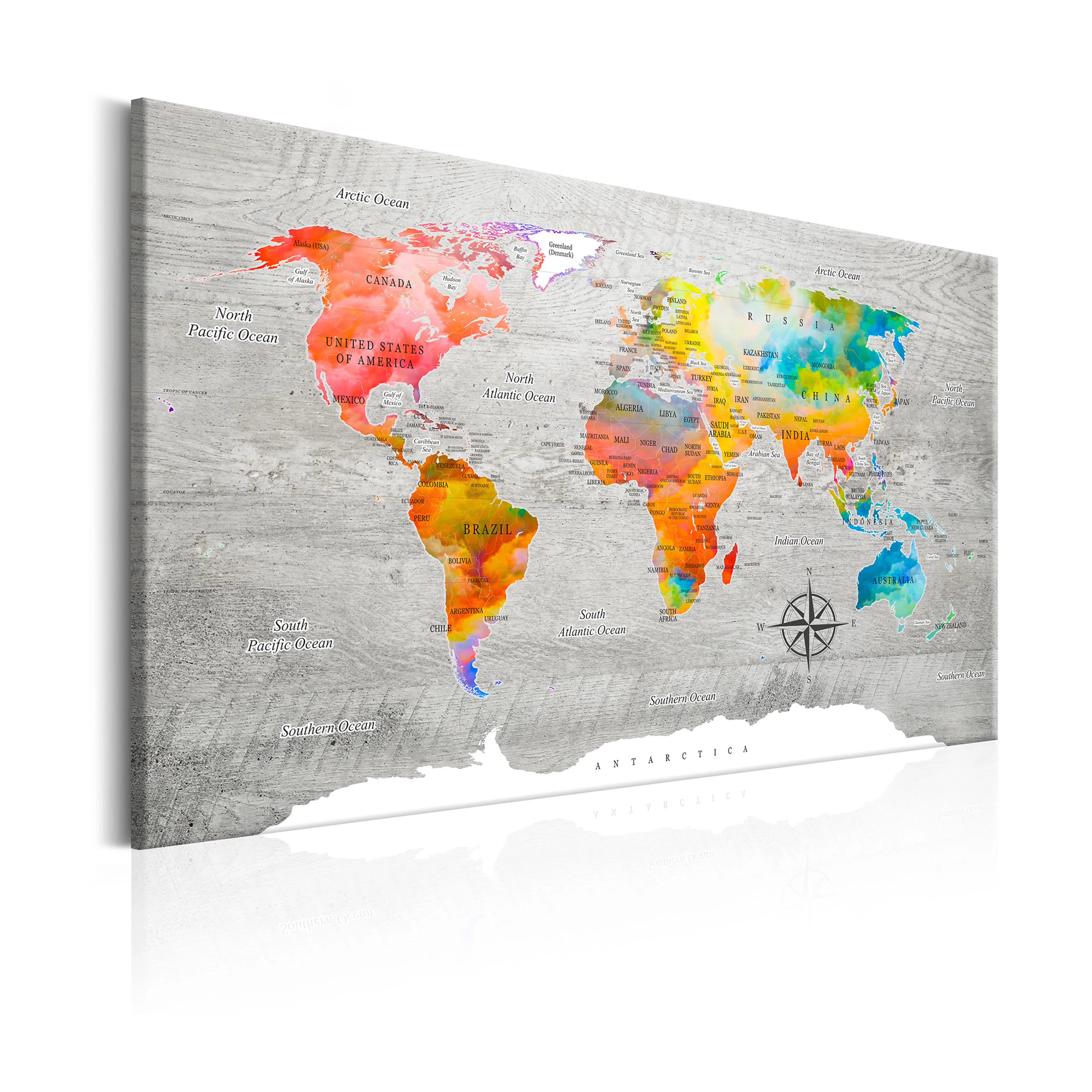 Tavla Arkiio Multicolored Travels