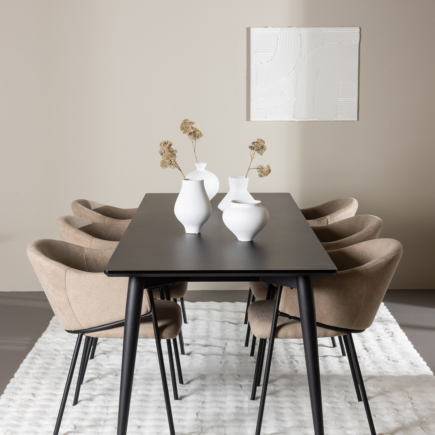 Matgrupp Venture Home Ellis 230 med 6 st Evelina Stolar