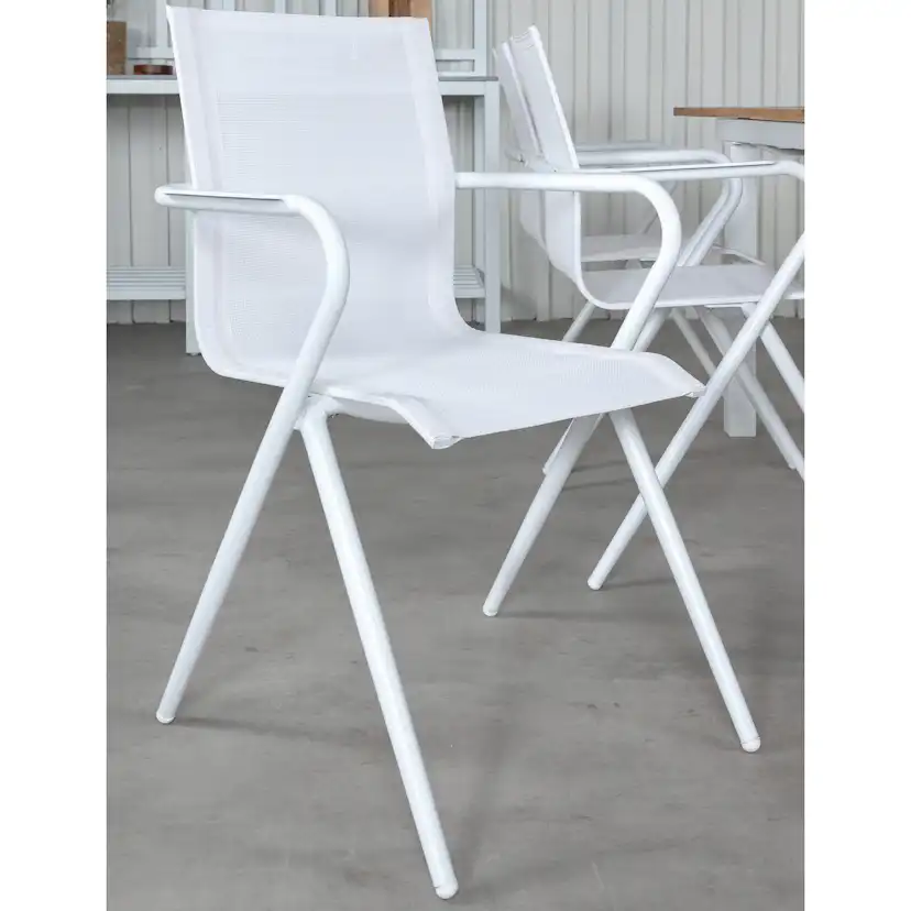 Matgrupp Utomhus Venture Home Pave med 6 Act Trädgårdsstolar L: 160 cm