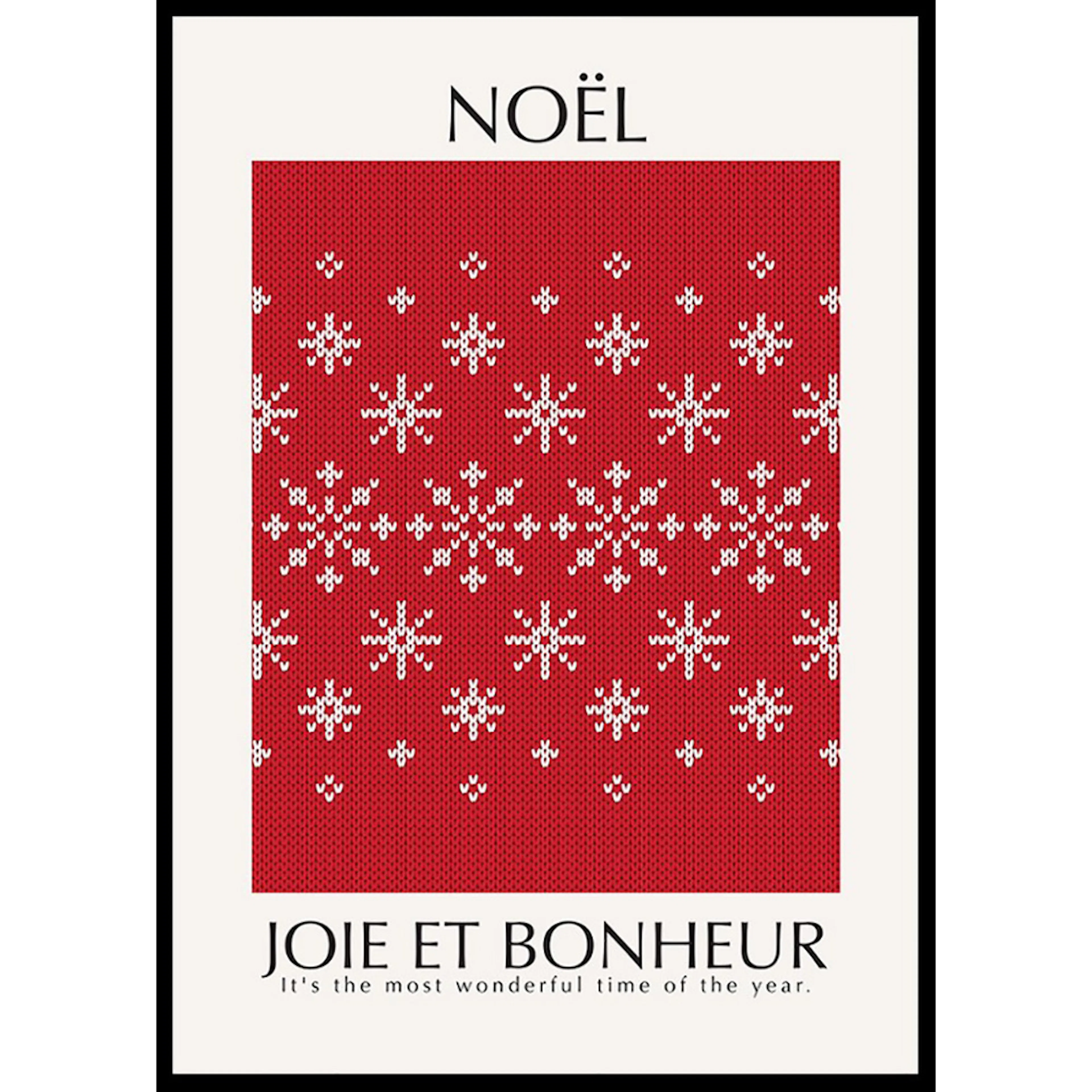 Poster Gallerix Noel Red No2
