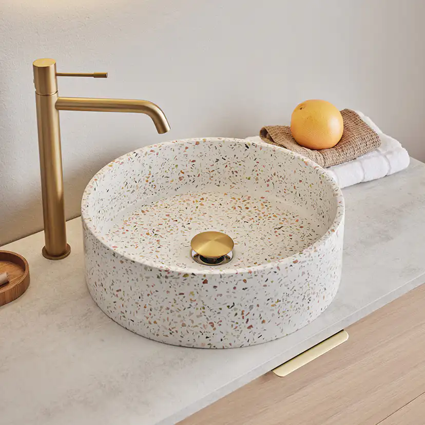 Tvättställ Hafa Circle Terrazzo
