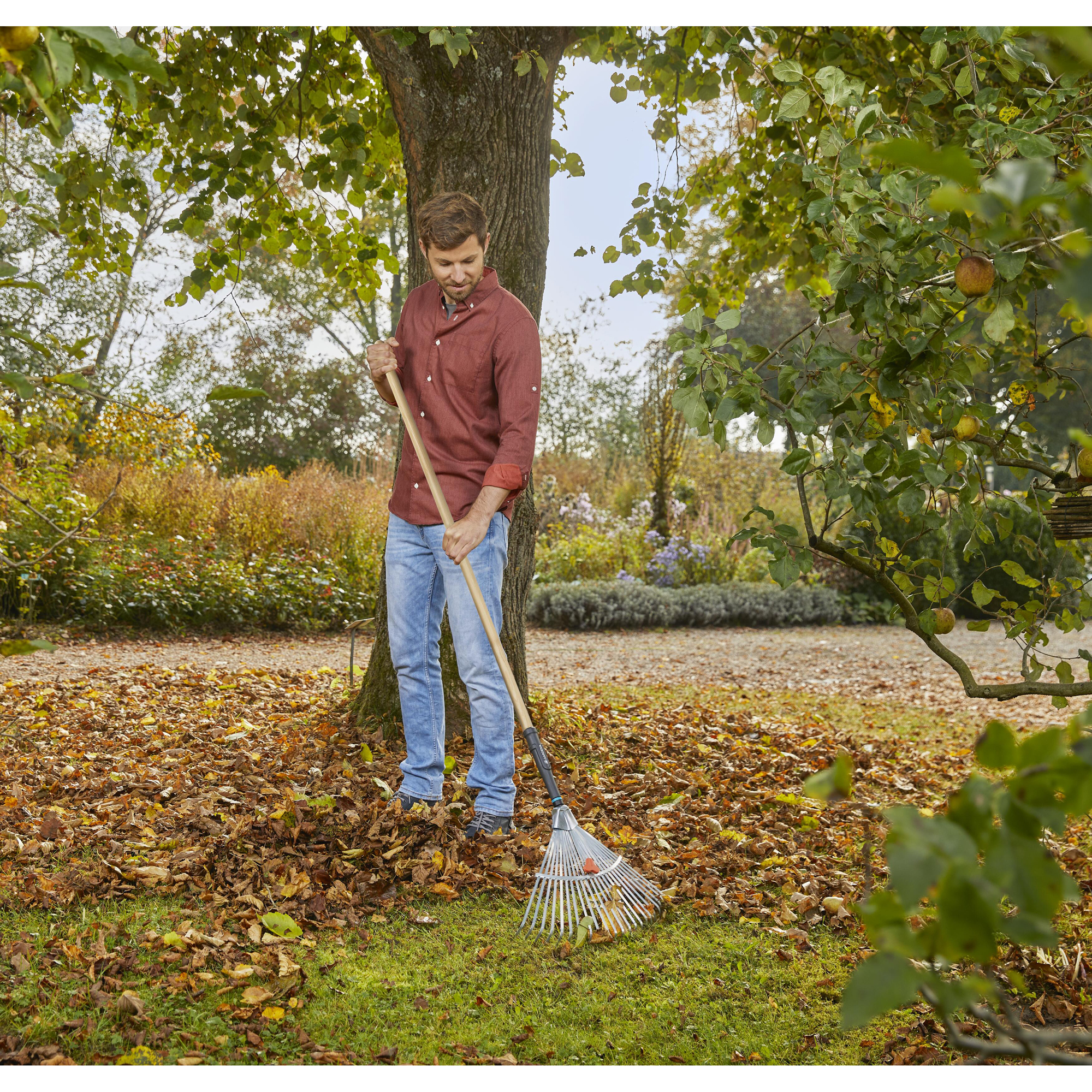 Räfsa Gardena PureLine Ställbar Bladfjäderräfsa I Metall