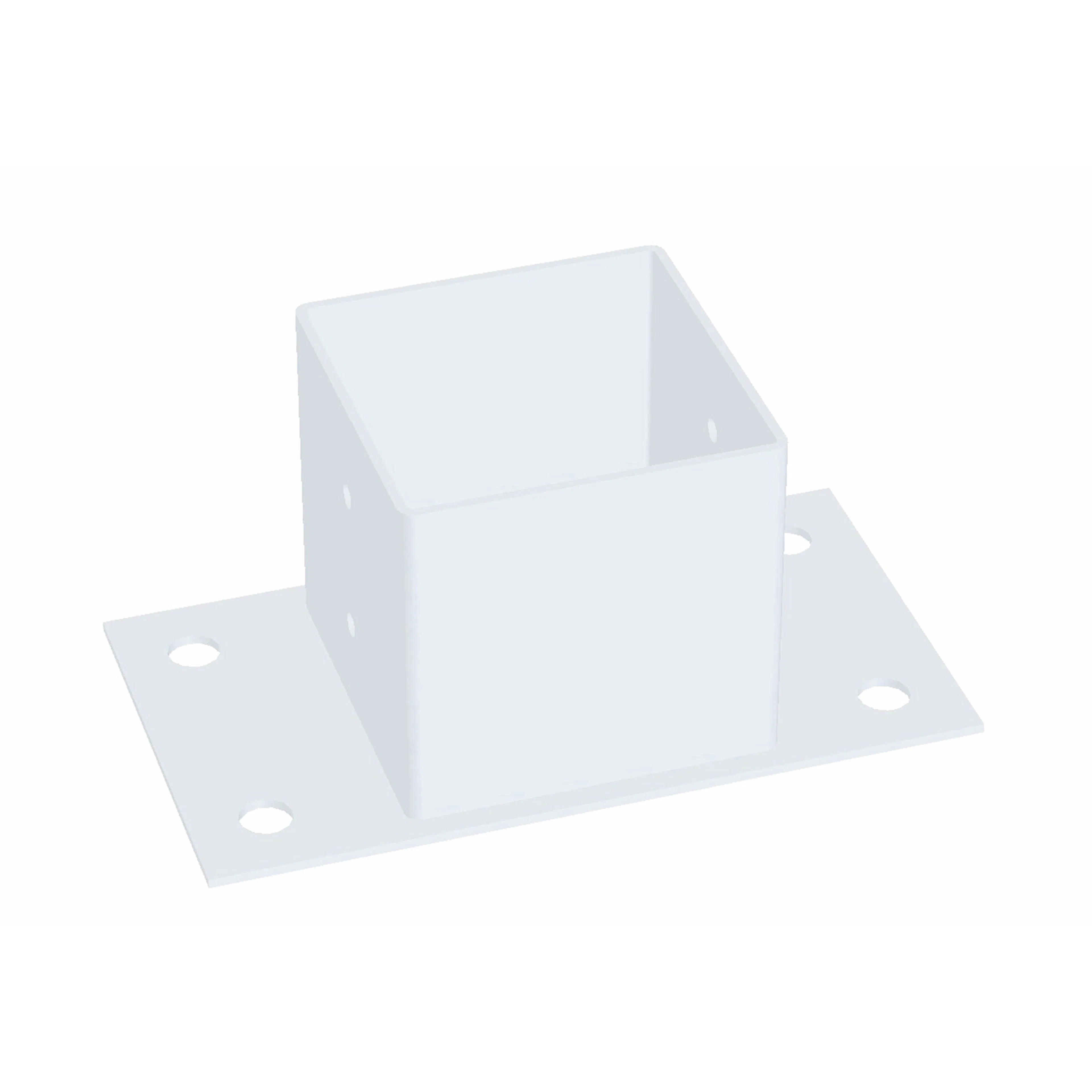 Stolpsko vit 71x71x150 Vit, 71x71x150 mm