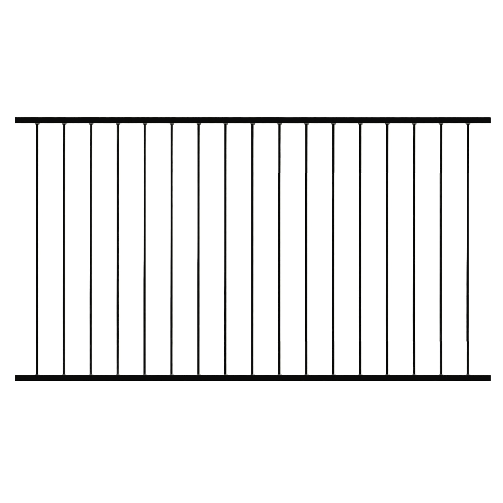 Staket Green Land Garden Aluminium Svart