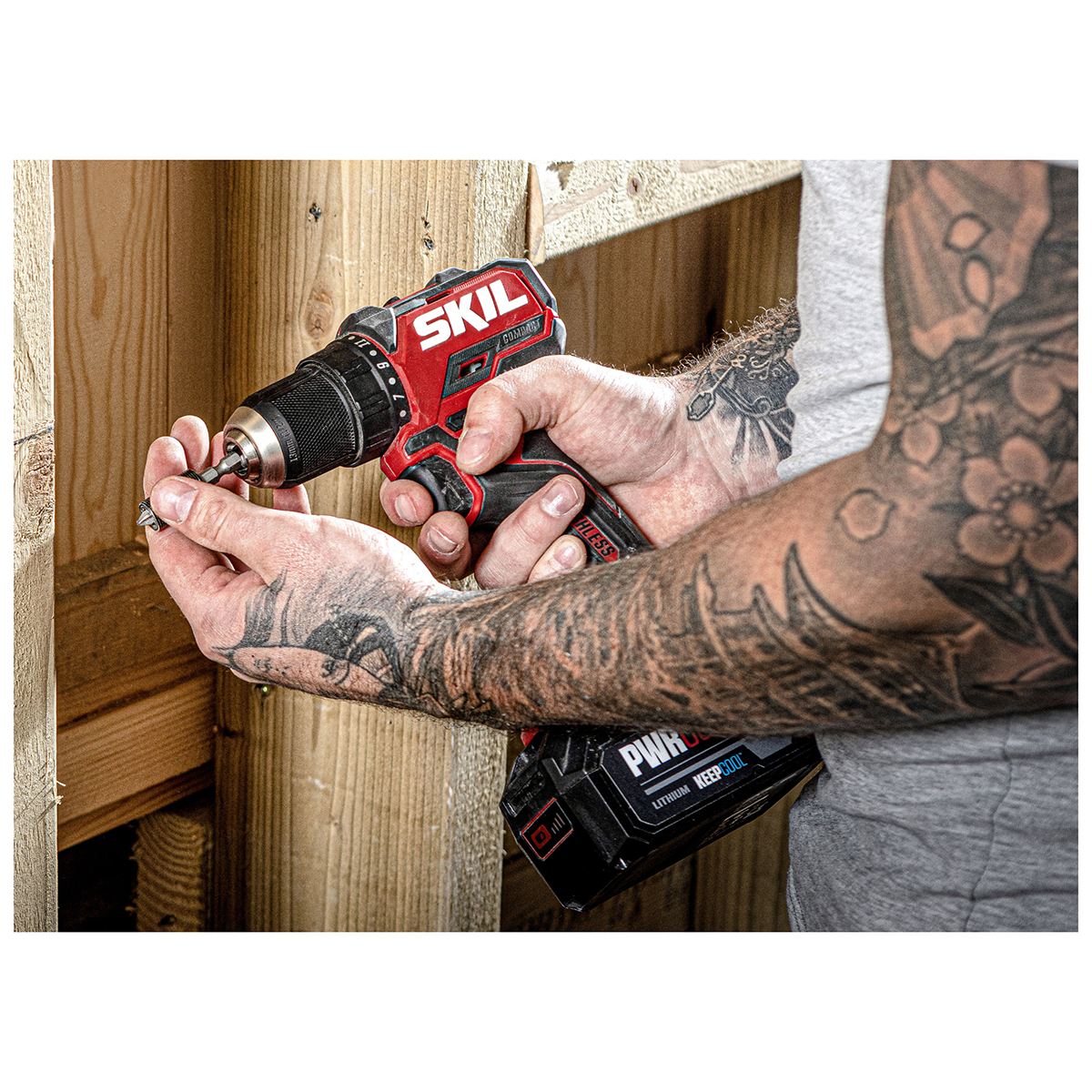 Borrmaskin SKIL 3065 JA Kompakt Kolborstfri Batteridriven