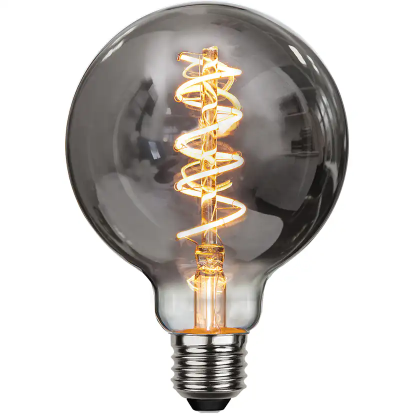 LED-lampa Star Trading E27 G95 Decoled Spiral Smoke Dimbar 2W