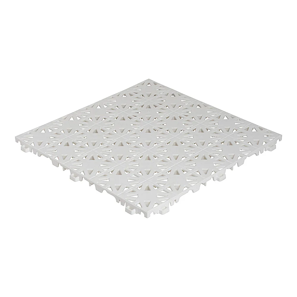 Golvplatta Hestraplattan Hestra Snow White Golvtrall i Plast