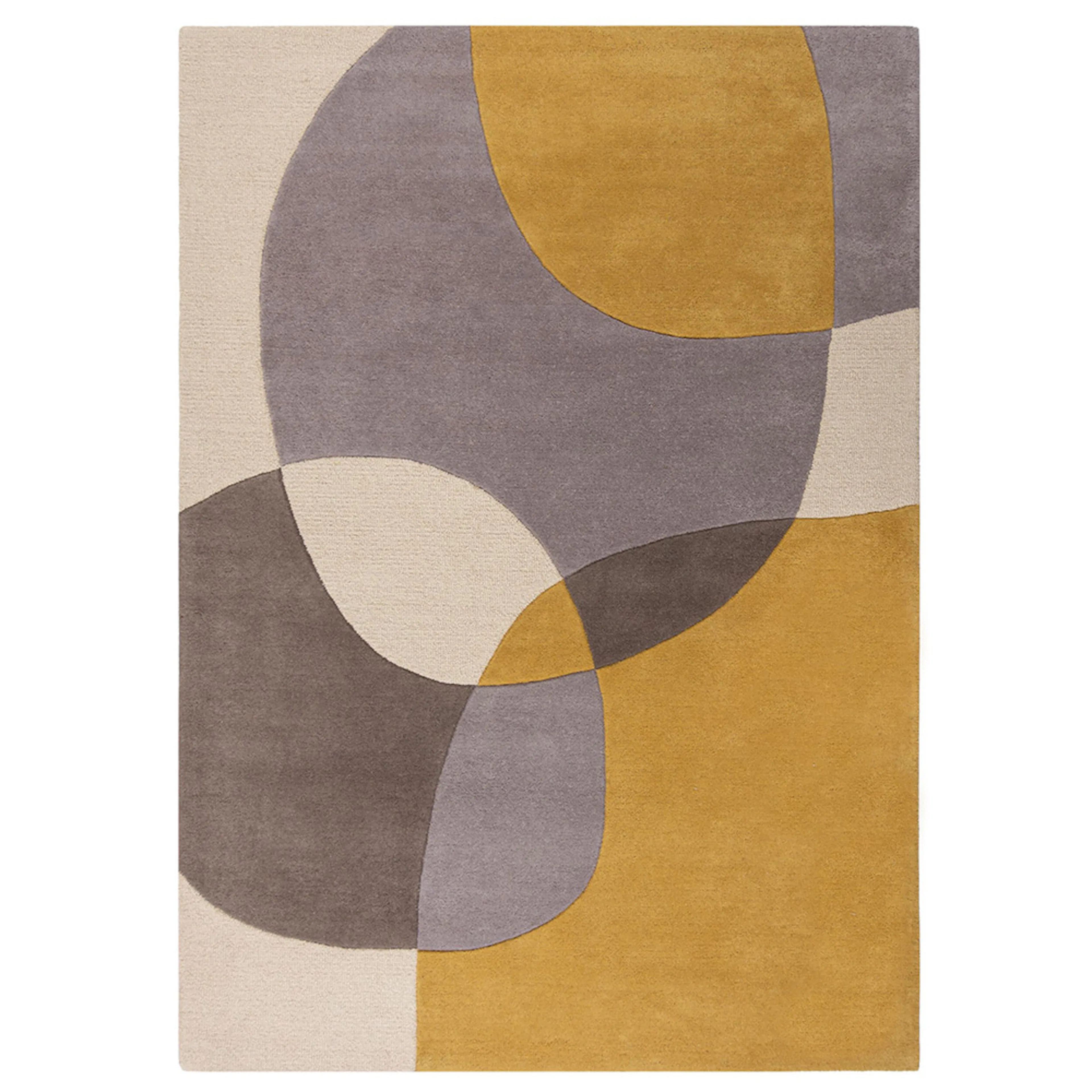 Ullmatta Flair Rugs Glow 160x230 Storlek: 160x230 cm, Färg: Gul