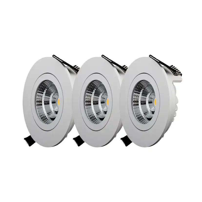 Downl Q Tilt 3-pack 3000K inkl drivdon och kablage 3000K