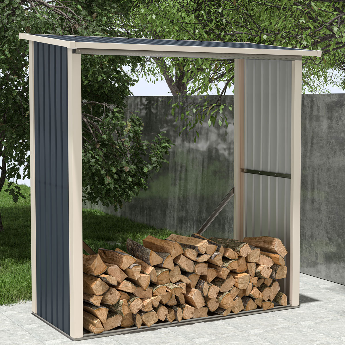 Vedskjul Fornorth 1,62 m²