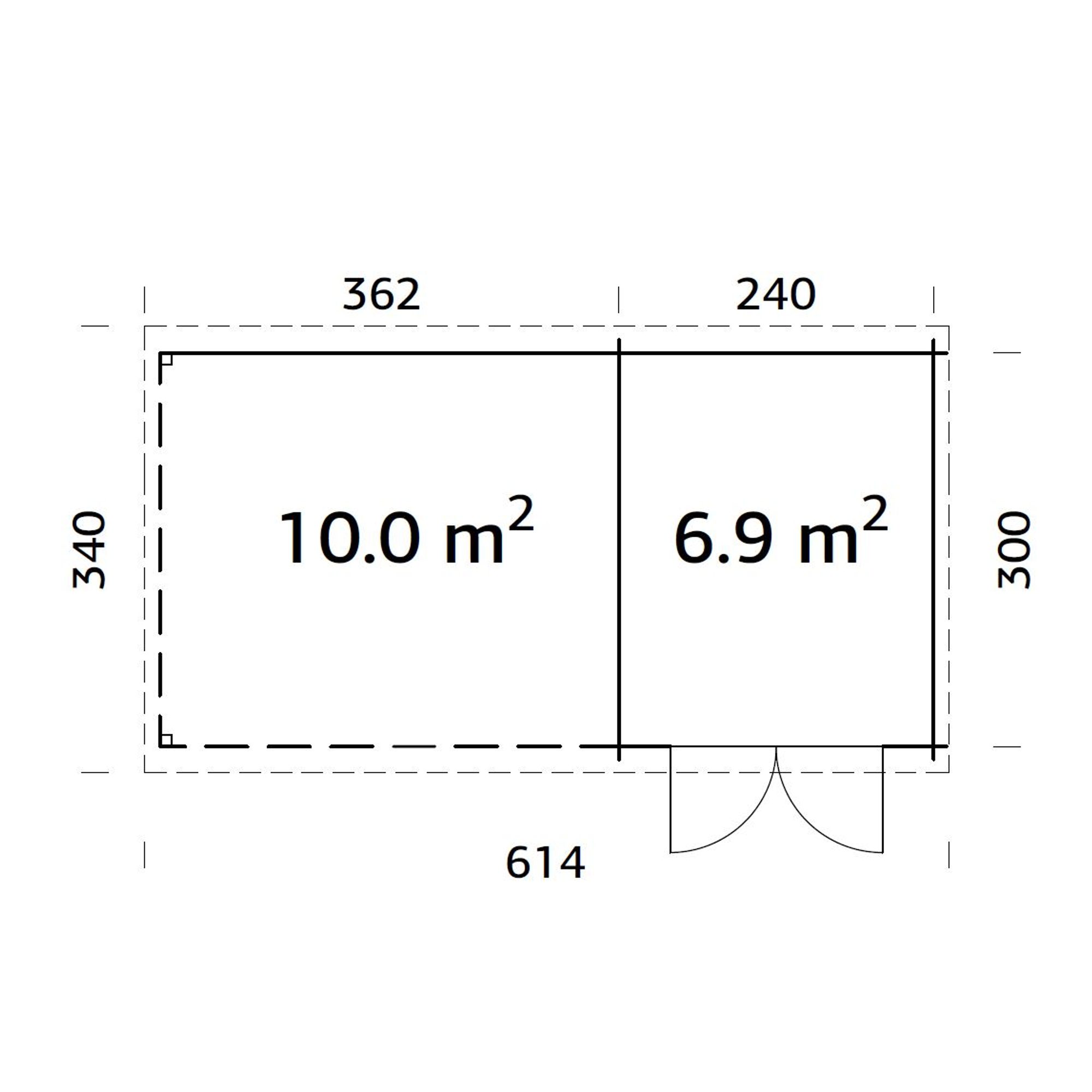 Ella 6,9+10,0 m2 Obehandlad