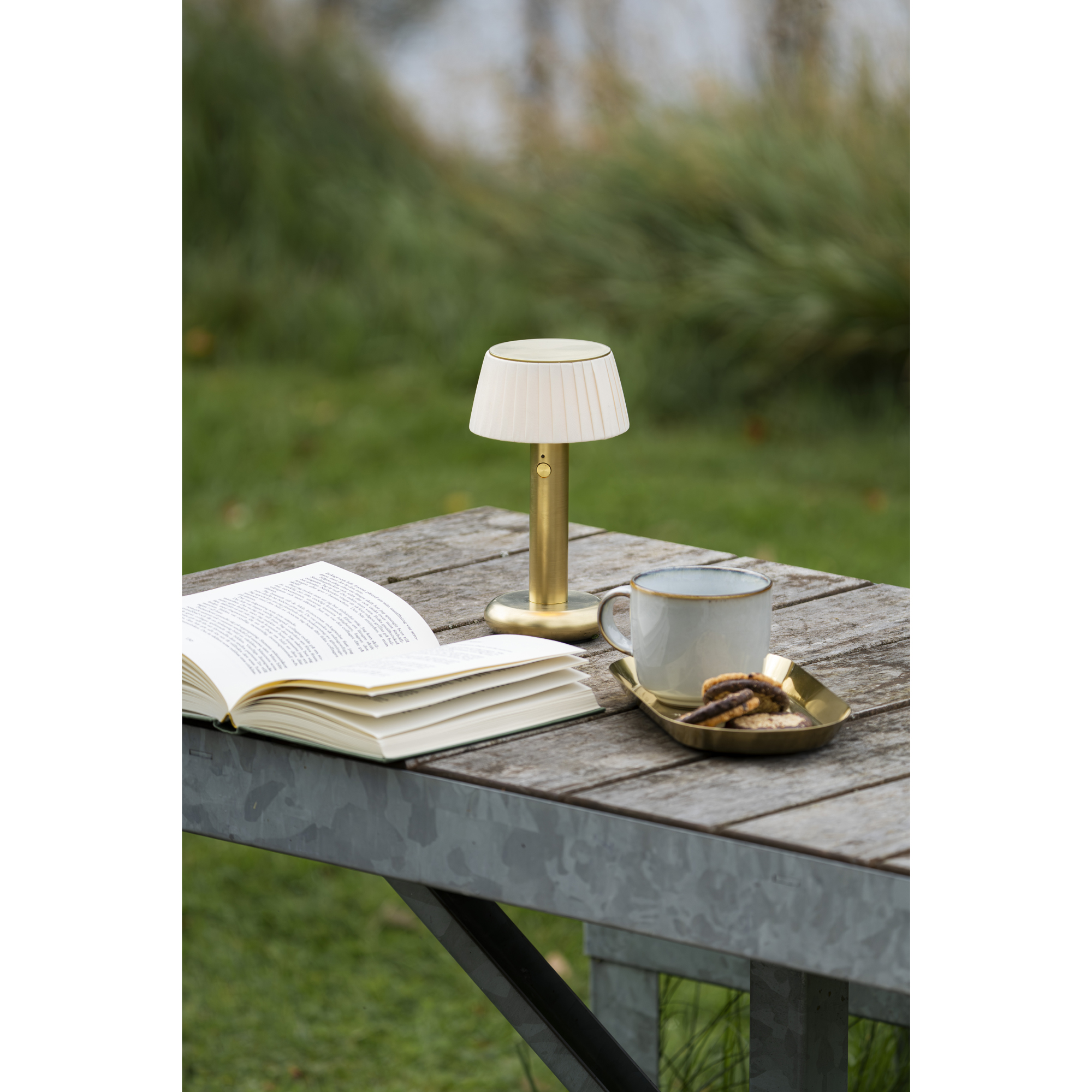 Portabel Lampa Gnosjö Konstsmide Grasse Bordslampa USB