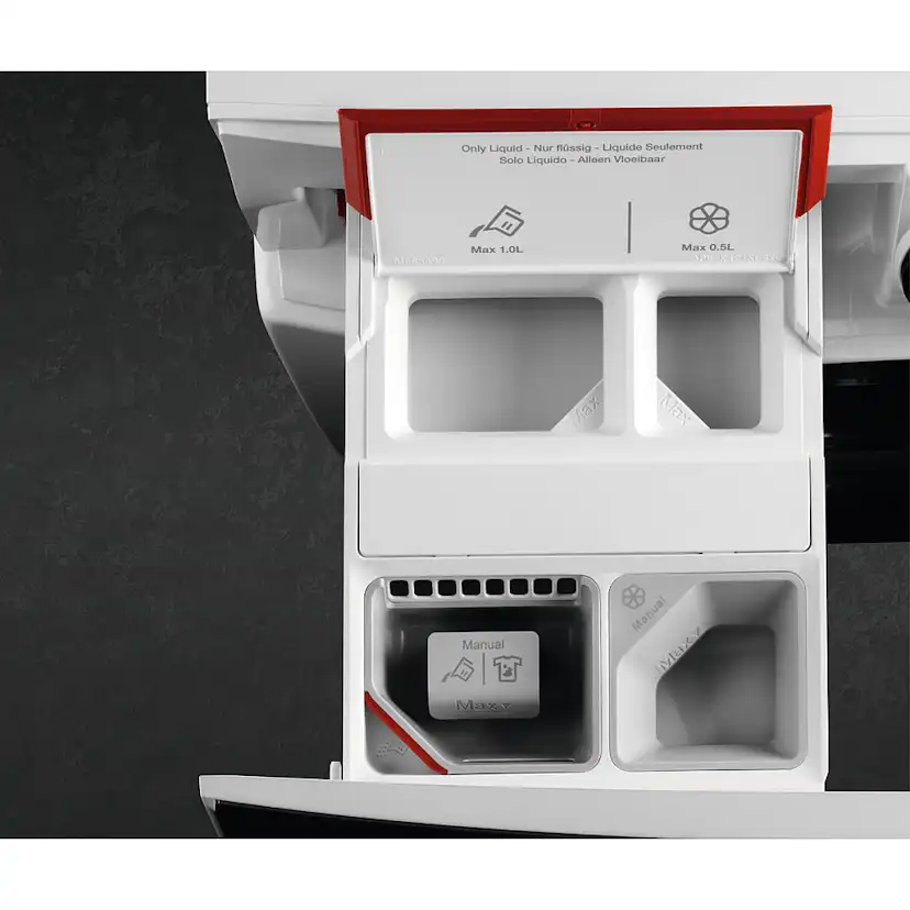 Frontmatad Tvättmaskin AEG LR622A94Q ProSense 6000 Vit med AutoDose och EcoInverter