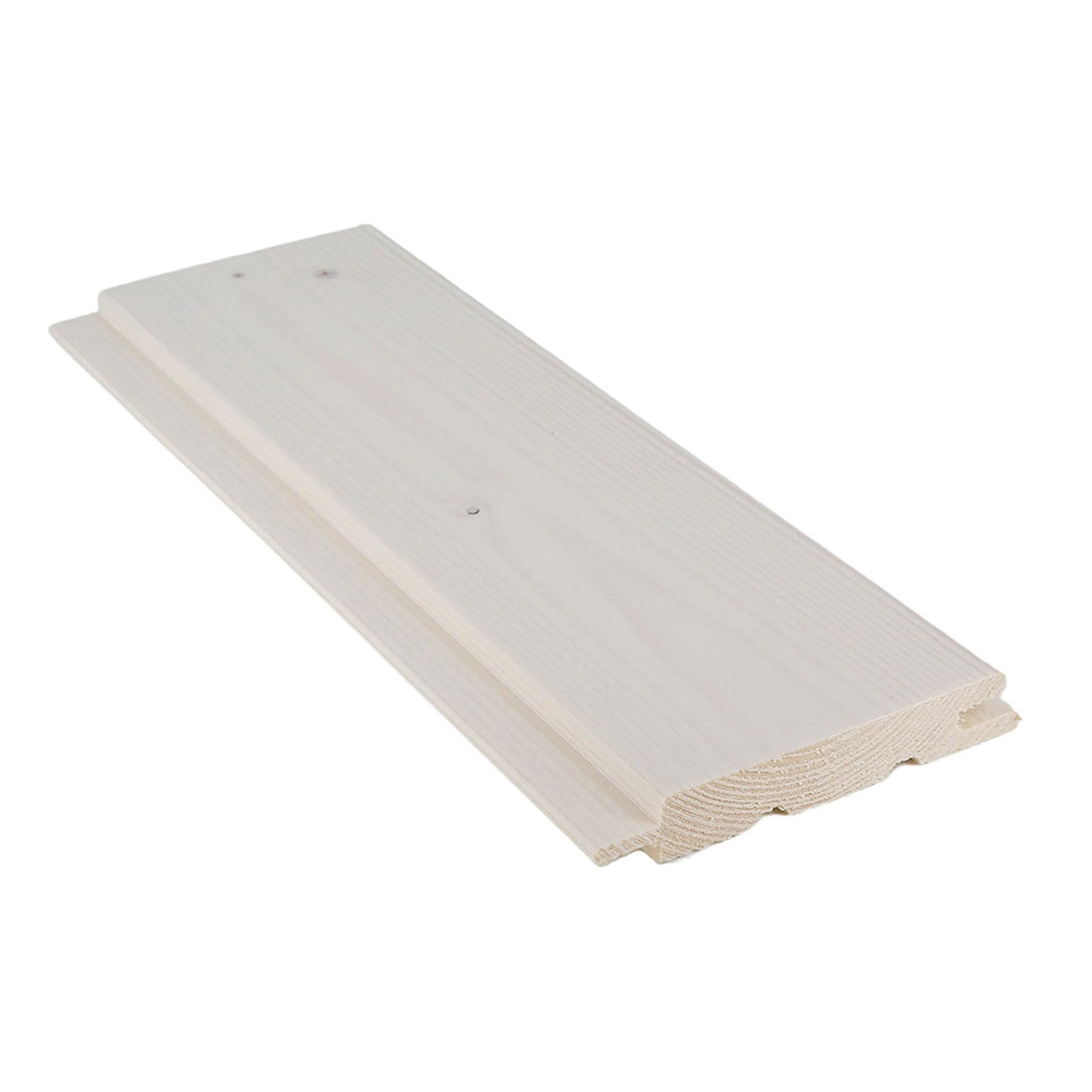 Bastupanel - Gran - Bastuskyddad vit Vit