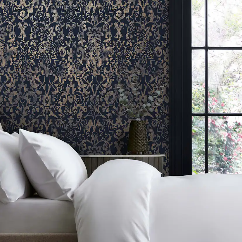 Tapet NEXT Majestic Damask Navy