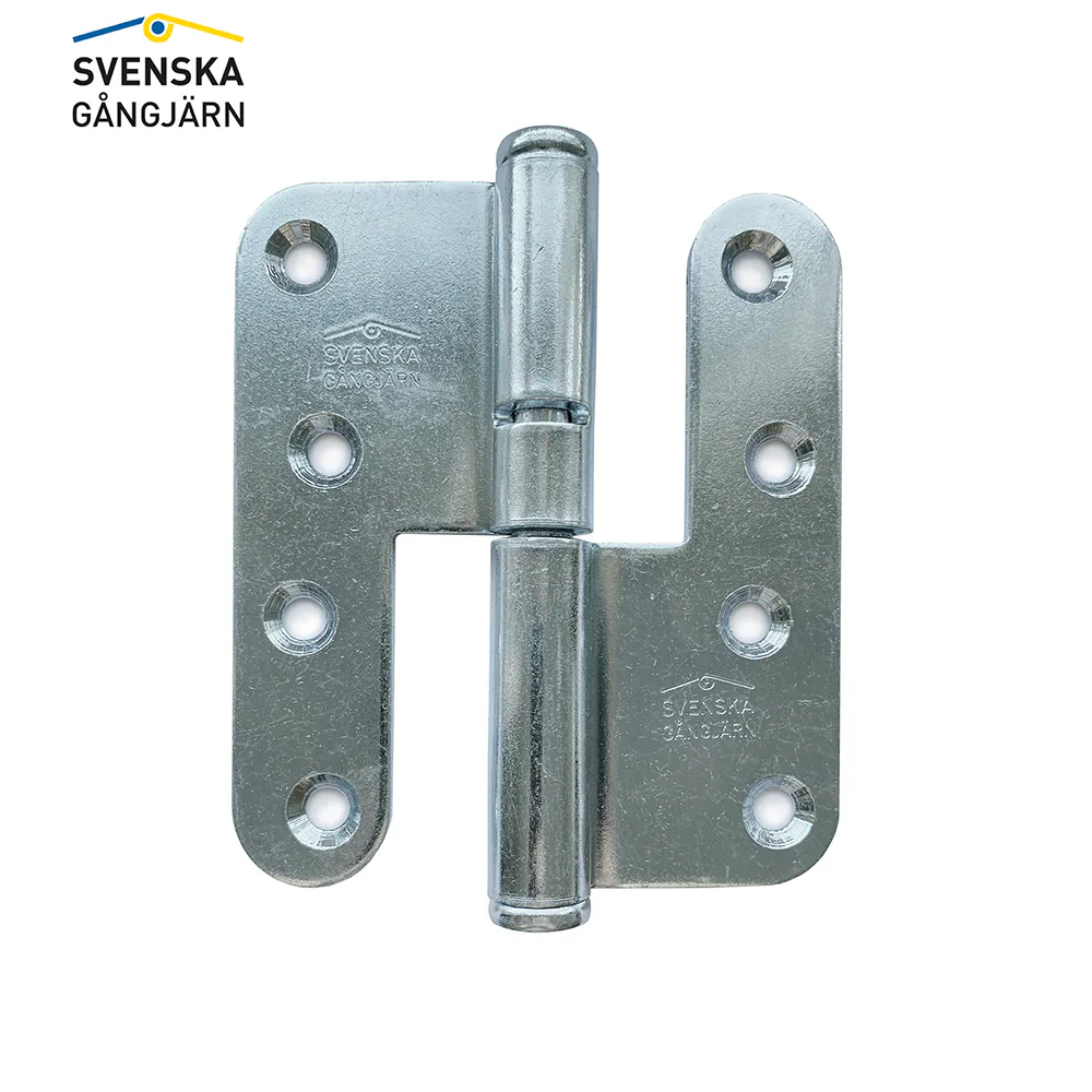 Gångjärn 3228-110 Vä förzinkat 100 st/frp Vänster, Elförzinkad, Konisk knopp
