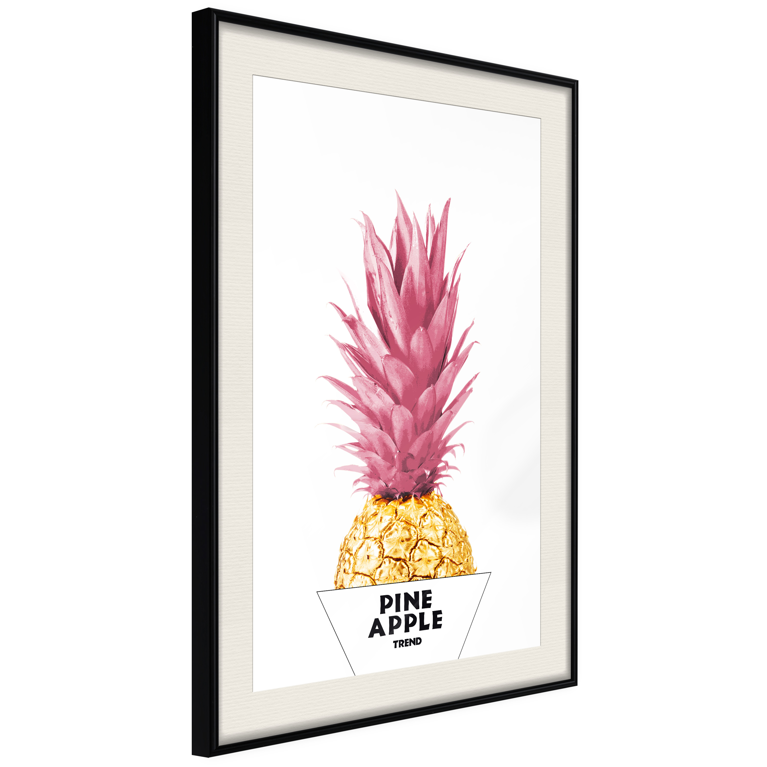 Poster Artgeist Affisch Golden Pineapple