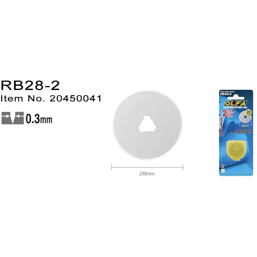 Rullskär Olfa RB28-2 ø28 mm