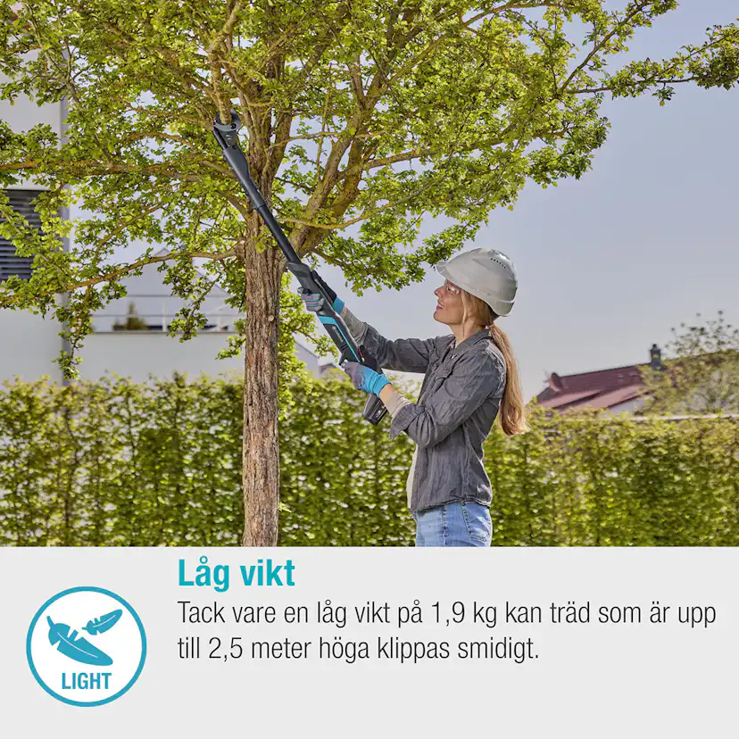 Grensax Gardena EasyCut Batteri P4A utan Batteri och Laddare