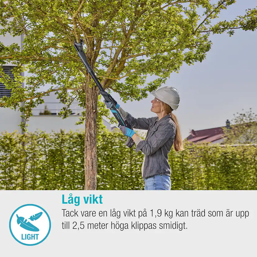 Grensax Gardena EasyCut Batteri P4A utan Batteri och Laddare