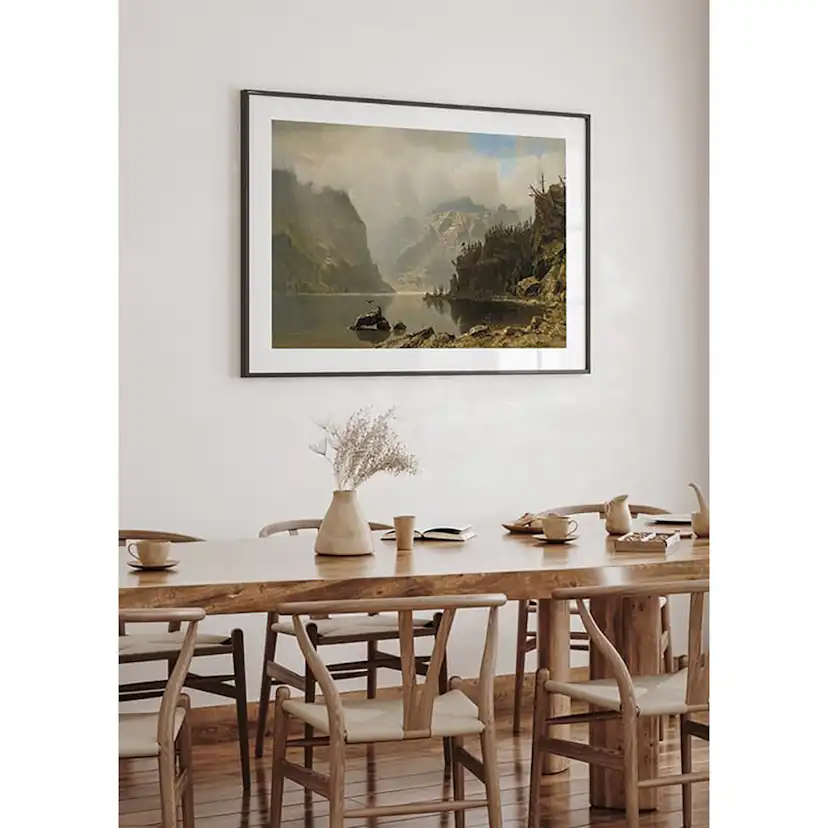 Poster Gallerix Western Landscape By Albert Bierstadt