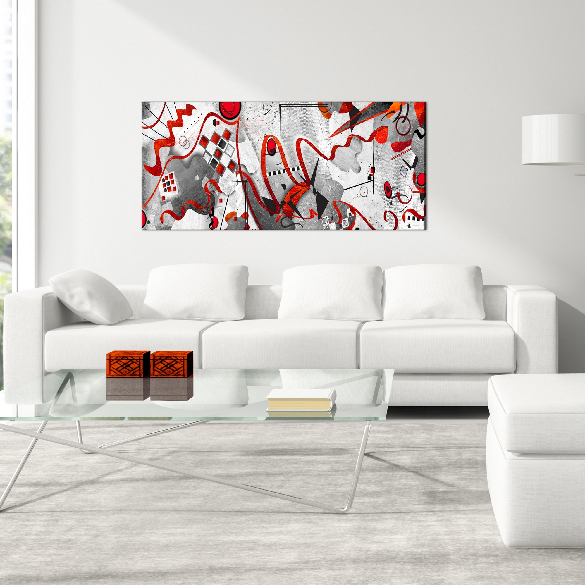 Tavla Arkiio Red Ribbons 100x45