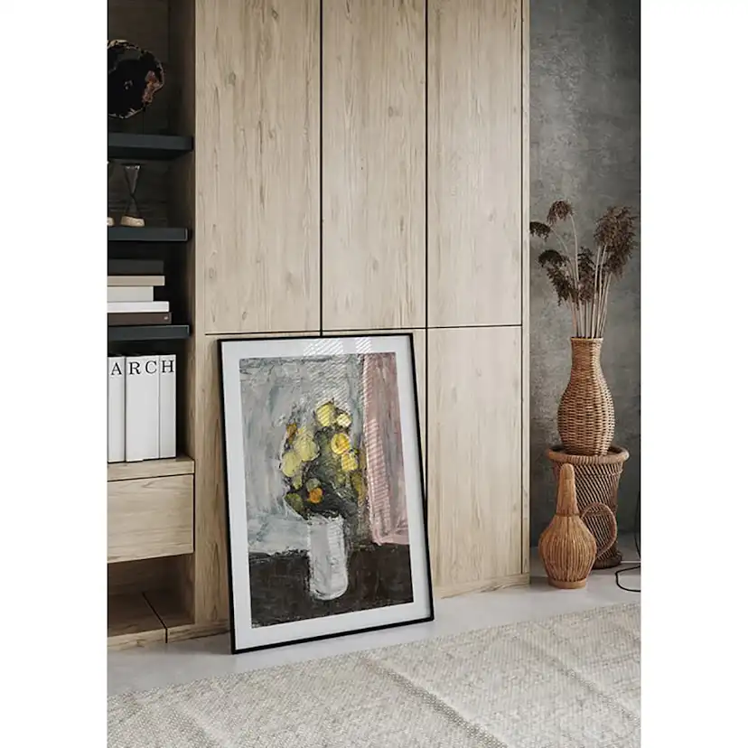 Poster Gallerix Opstilling Med Gule Blomster By Immanuel Ibsen