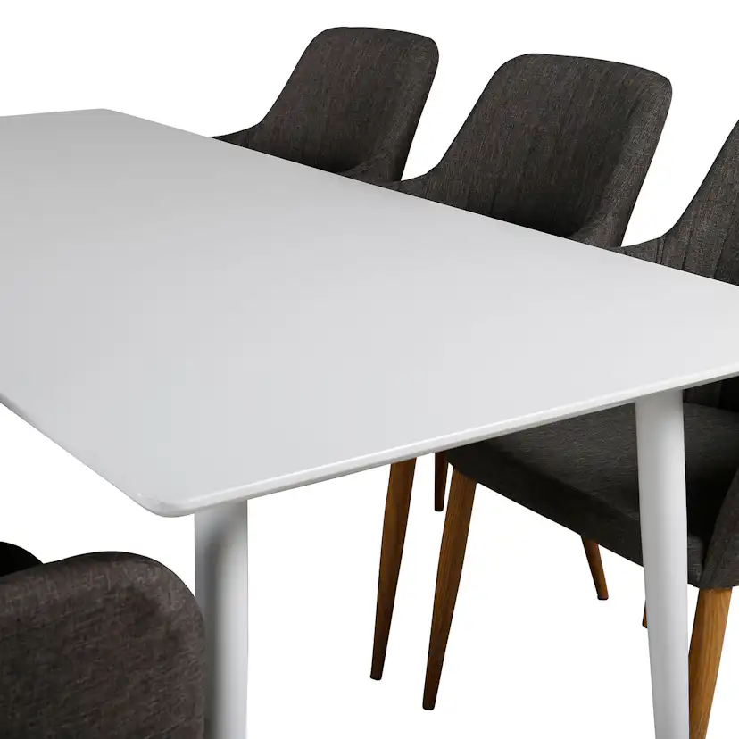 Matgrupp Venture Home Polar med 6 Comfort stolar Tyg