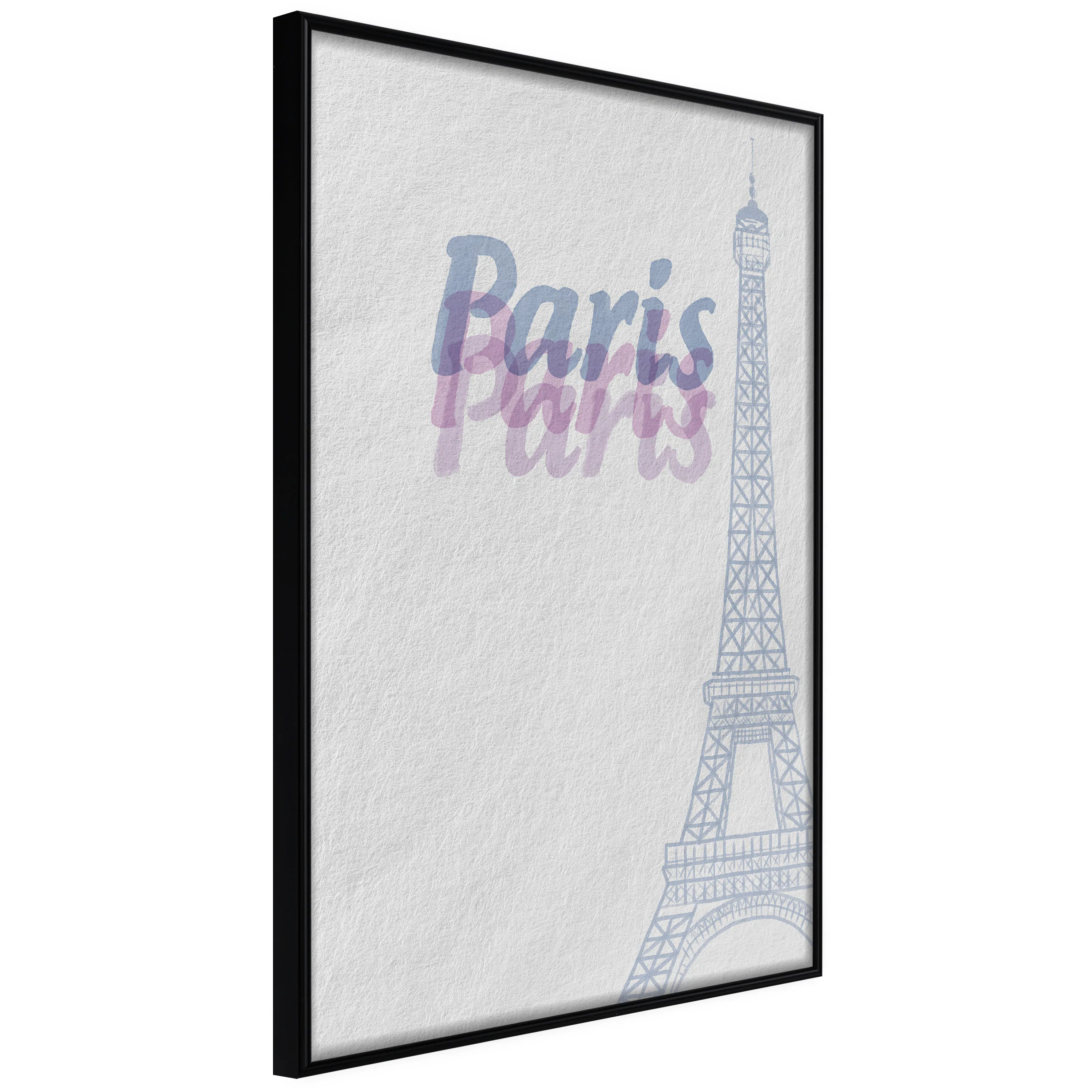 Poster Artgeist Affisch Paris in Watercolours