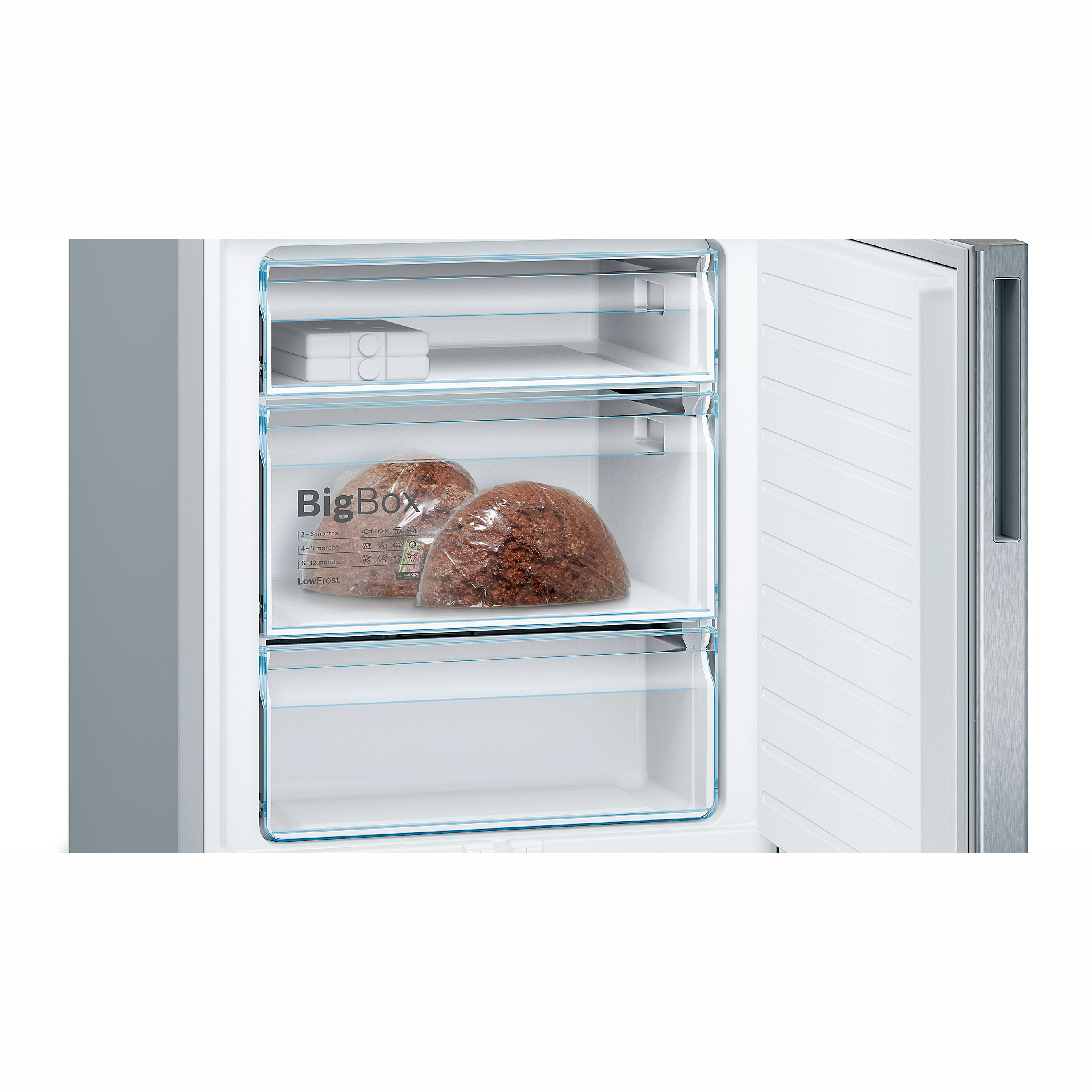 Fristående Kyl-Frys Bosch Serie 6 KGE49AICA med VitaFresh och EasyClean